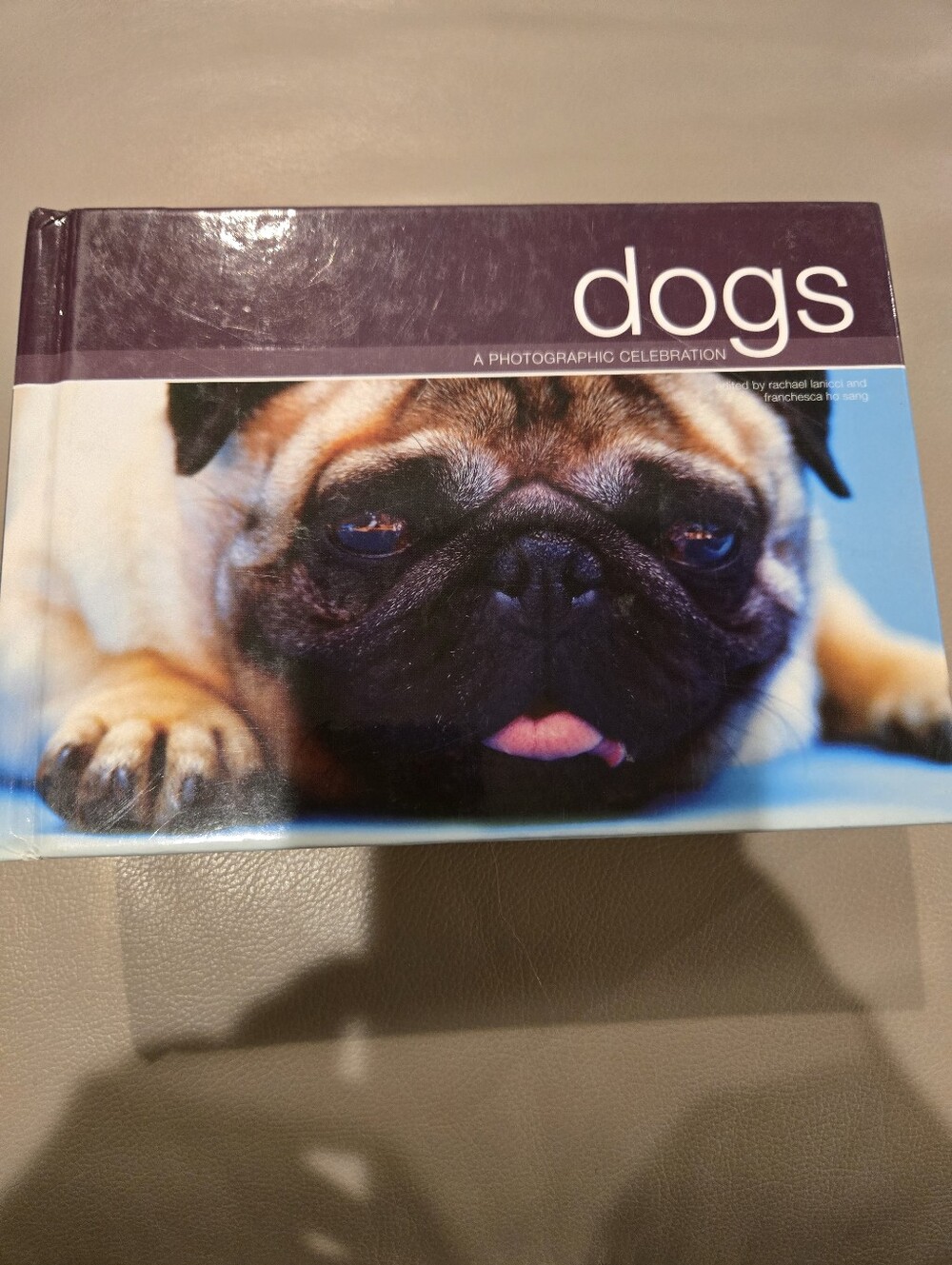 Dogs: A Photographic Celebration - Pug Cover (Brown, Blue)